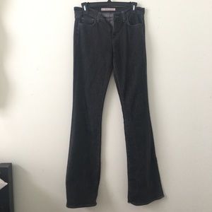 Boot cut dark jeans